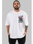 Godzilla Ön Sol Baskılı Oversize T-Shirt Erkek Kadın Unisex Pamuk Bisiklet Yaka Tişort 1