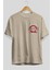 Kratos Gym Ön Sol Baskılı Oversize T-Shirt Erkek Kadın Unisex Pamuk Bisiklet Yaka Tişort 2