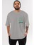 Hulk (11) Ön Sol Baskılı Oversize T-Shirt Erkek Kadın Unisex Pamuk Bisiklet Yaka Tişort 1