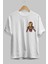 Iron Man Ön Sol Baskılı Oversize T-Shirt Erkek Kadın Unisex Pamuk Bisiklet Yaka Tişort 2