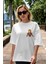 Iron Man Ön Sol Baskılı Oversize T-Shirt Erkek Kadın Unisex Pamuk Bisiklet Yaka Tişort 5