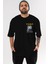 Joker (6) Ön Sol Baskılı Oversize T-Shirt Erkek Kadın Unisex Pamuk Bisiklet Yaka Tişort 1