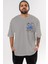 Jurassic Park (5) Ön Sol Baskılı Oversize T-Shirt Erkek Kadın Unisex Pamuk Bisiklet Yaka Tişort 1