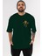 Iron Man (1) Ön Sol Baskılı Oversize T-Shirt Erkek Kadın Unisex Pamuk Bisiklet Yaka Tişort 1