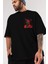 Squid Game (5) Ön Sol Baskılı Oversize T-Shirt Erkek Kadın Unisex Pamuk Bisiklet Yaka Tişort 3