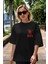 Squid Game (5) Ön Sol Baskılı Oversize T-Shirt Erkek Kadın Unisex Pamuk Bisiklet Yaka Tişort 5