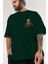 Iron Man Ön Sol Baskılı Oversize T-Shirt Erkek Kadın Unisex Pamuk Bisiklet Yaka Tişort 3