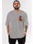 Spiderman (28) Ön Sol Baskılı Oversize T-Shirt Erkek Kadın Unisex Pamuk Bisiklet Yaka Tişort 1
