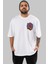 Spiderman (29) Ön Sol Baskılı Oversize T-Shirt Erkek Kadın Unisex Pamuk Bisiklet Yaka Tişort 1