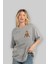 Iron Man Ön Sol Baskılı Oversize T-Shirt Erkek Kadın Unisex Pamuk Bisiklet Yaka Tişort 4