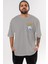 Joker (6) Ön Sol Baskılı Oversize T-Shirt Erkek Kadın Unisex Pamuk Bisiklet Yaka Tişort 1
