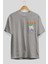 Joker (6) Ön Sol Baskılı Oversize T-Shirt Erkek Kadın Unisex Pamuk Bisiklet Yaka Tişort 2