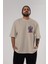 Spiderman Rock Ön Sol Baskılı Oversize T-Shirt Erkek Kadın Unisex Pamuk Bisiklet Yaka Tişort 5