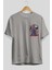 Spiderman Rock Ön Sol Baskılı Oversize T-Shirt Erkek Kadın Unisex Pamuk Bisiklet Yaka Tişort 2