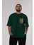 Iron Man (7) Ön Sol Baskılı Oversize T-Shirt Erkek Kadın Unisex Pamuk Bisiklet Yaka Tişort 5
