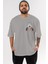 Joker (10) Ön Sol Baskılı Oversize T-Shirt Erkek Kadın Unisex Pamuk Bisiklet Yaka Tişort 1