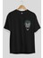 Joker (1) Ön Sol Baskılı Oversize T-Shirt Erkek Kadın Unisex Pamuk Bisiklet Yaka Tişort 2