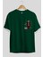 Joker (11) Ön Sol Baskılı Oversize T-Shirt Erkek Kadın Unisex Pamuk Bisiklet Yaka Tişort 2