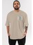 Jurassic Park (1) Ön Sol Baskılı Oversize T-Shirt Erkek Kadın Unisex Pamuk Bisiklet Yaka Tişort 1