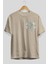 Jurassic Park (1) Ön Sol Baskılı Oversize T-Shirt Erkek Kadın Unisex Pamuk Bisiklet Yaka Tişort 2