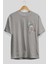 Joker Ön Sol Baskılı Oversize T-Shirt Erkek Kadın Unisex Pamuk Bisiklet Yaka Tişort 2