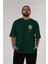 Joker (10) Ön Sol Baskılı Oversize T-Shirt Erkek Kadın Unisex Pamuk Bisiklet Yaka Tişort 5