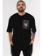 Joker (4) Ön Sol Baskılı Oversize T-Shirt Erkek Kadın Unisex Pamuk Bisiklet Yaka Tişort 1