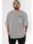 Joker 1 Ön Sol Baskılı Oversize T-Shirt Erkek Kadın Unisex Pamuk Bisiklet Yaka Tişort 1