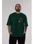 Joker (11) Ön Sol Baskılı Oversize T-Shirt Erkek Kadın Unisex Pamuk Bisiklet Yaka Tişort 5