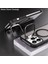 Caseworld Apple iPhone 15 Pro Max Lens Hediyeli Kapak Kamera Korumalı Wireless Şarj Özellikli Standlı Premium Kılıf - Gri 2