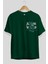 Jurassic Park (1) Ön Sol Baskılı Oversize T-Shirt Erkek Kadın Unisex Pamuk Bisiklet Yaka Tişort 2
