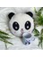 Panda Şeklinde Yastık ve 9 x 8 cm Panda Desenli Kupa Seti 1