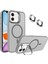 Apple iPhone 11 Lens Kapak Kamera Korumalı Wireless Şarj Özellikli Standlı Premium Kılıf - Gri 1