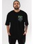 Joker (9) Ön Sol Baskılı Oversize T-Shirt Erkek Kadın Unisex Pamuk Bisiklet Yaka Tişort 1