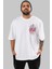 Spiderman (21) Ön Sol Baskılı Oversize T-Shirt Erkek Kadın Unisex Pamuk Bisiklet Yaka Tişort 1