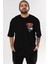 Superman Ön Sol Baskılı Oversize T-Shirt Erkek Kadın Unisex Pamuk Bisiklet Yaka Tişort 1