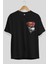 Superman Ön Sol Baskılı Oversize T-Shirt Erkek Kadın Unisex Pamuk Bisiklet Yaka Tişort 2