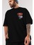 Superman Ön Sol Baskılı Oversize T-Shirt Erkek Kadın Unisex Pamuk Bisiklet Yaka Tişort 3