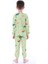 Pamuk Yeşil Dino Desenli Erkek Pijama Takımı Yeşil - 3-4 3