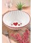 1 Adet Love Serisi Salata Kasesi 23X8CM Kalp Desen 1