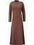 Uzun Kol Triko Elbise 24KD4217 Acı Kahve 5