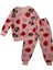 Kız Çocuk Iki Iplik Şardonlu Pembe Mickey-Çilek Desenli Uzun Kollu Kışlık Pijama Takımı 1