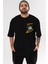 Superman (2) Ön Sol Baskılı Oversize T-Shirt Erkek Kadın Unisex %100 Pamuk Bisiklet Yaka Tişort 1