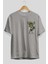 Hulk (9) Ön Sol Baskılı Oversize T-Shirt Erkek Kadın Unisex Pamuk Bisiklet Yaka Tişort 2