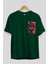 Squid Game (4) Ön Sol Baskılı Oversize T-Shirt Erkek Kadın Unisex Pamuk Bisiklet Yaka Tişort 2