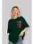 Squid Game (4) Ön Sol Baskılı Oversize T-Shirt Erkek Kadın Unisex Pamuk Bisiklet Yaka Tişort 4