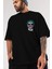 Joker 1 Ön Sol Baskılı Oversize T-Shirt Erkek Kadın Unisex Pamuk Bisiklet Yaka Tişort 3