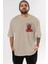 Squid Game (5) Ön Sol Baskılı Oversize T-Shirt Erkek Kadın Unisex Pamuk Bisiklet Yaka Tişort 1