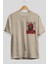 Squid Game (5) Ön Sol Baskılı Oversize T-Shirt Erkek Kadın Unisex Pamuk Bisiklet Yaka Tişort 2