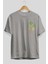Joker (3) Ön Sol Baskılı Oversize T-Shirt Erkek Kadın Unisex Pamuk Bisiklet Yaka Tişort 2